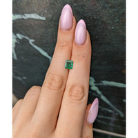 0.97 Ct. Emerald from Zambia Life Style