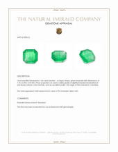 1.54 Ct. Emerald from Colombia Appraisal