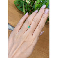0.55 Ct. Emerald from Nigeria Life Style