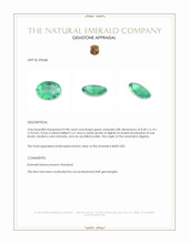 0.98 Ct. Emerald from Nigeria Appraisal