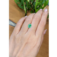 0.98 Ct. Emerald from Nigeria Life Style