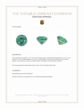 1.67 Ct. Emerald from Zambia Appraisal