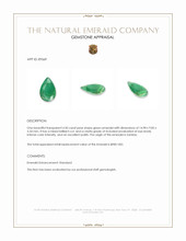4.50 Ct. Emerald from Zambia Appraisal