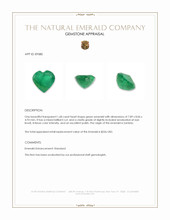 1.68 Ct. Emerald from Zambia Appraisal