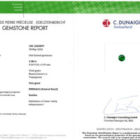 2.90 Ct. Emerald from Zambia Scan Report