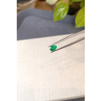 0.63 Ct. Emerald from Afghanistan Life Style