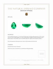 1.24 Ct. Emerald from Zambia Appraisal