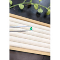 0.28 Ct. Emerald from Afghanistan Life Style