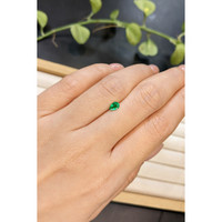 0.28 Ct. Emerald from Afghanistan Life Style