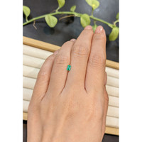 0.16 Ct. Emerald from Afghanistan Life Style