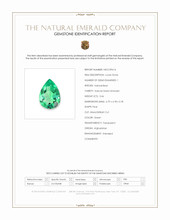 0.46 Ct. Emerald from Afghanistan Scan Report