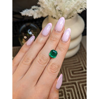 3.65 Ct. Emerald from Colombia Life Style