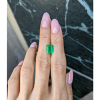 3.26 Ct. Emerald from Colombia Life Style