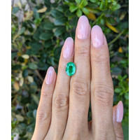 2.82 Ct. Emerald from Zambia Life Style