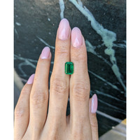 3.08 Ct. Emerald from Zambia Life Style