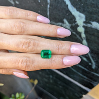 3.62 Ct. Emerald from Zambia Life Style