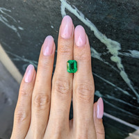 3.62 Ct. Emerald from Zambia Life Style