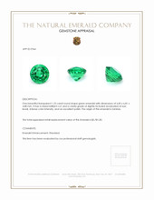1.25 Ct. Emerald from Zambia Appraisal