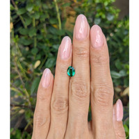 0.92 Ct. Emerald from Zambia Life Style