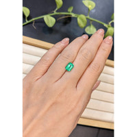 1.48 Ct. Emerald from Brazil Life Style