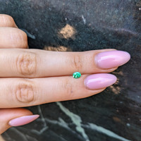 0.29 Ct. Emerald from Afghanistan Life Style