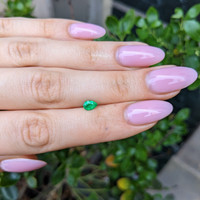 0.36 Ct. Emerald from Afghanistan Life Style
