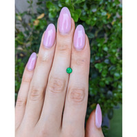 0.39 Ct. Emerald from Afghanistan Life Style