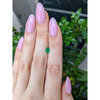 0.42 Ct. Emerald from Afghanistan Life Style