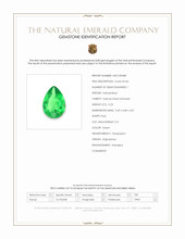 0.23 Ct. Emerald from Afghanistan Scan Report