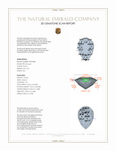 0.23 Ct. Emerald from Afghanistan 3 D Scan Report