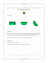 0.37 Ct. Emerald from Afghanistan Appraisal
