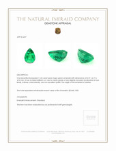 1.43 Ct. Emerald from Zambia Appraisal