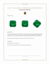 9.88 Ct. Cabochon Emerald from Zambia Appraisal