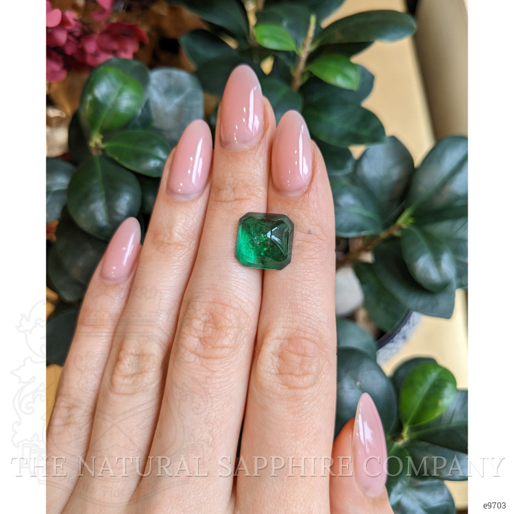 9.88 Ct. Cabochon Emerald from Zambia