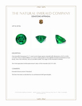 2.17 Ct. Emerald from Zambia Appraisal