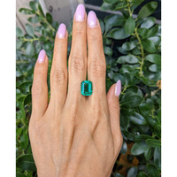 7.65 Ct. Emerald from Zambia Life Style