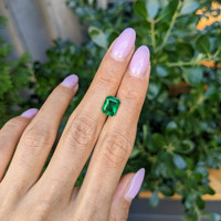 1.97 Ct. Emerald from Zambia Life Style