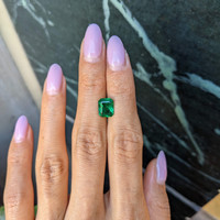 1.97 Ct. Emerald from Zambia Life Style