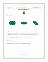 0.41 Ct. Emerald from Zambia Appraisal