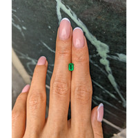 0.56 Ct. Emerald from Afghanistan Life Style