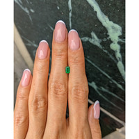 0.36 Ct. Emerald from Afghanistan Life Style