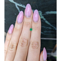 0.24 Ct. Emerald from Afghanistan Life Style