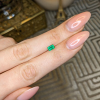 0.40 Ct. Emerald from Afghanistan Life Style