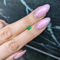 0.38 Ct. Emerald from Afghanistan Life Style