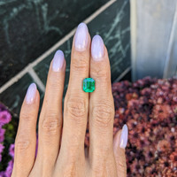 2.96 Ct. Emerald from Zambia Life Style