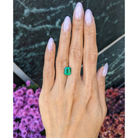 2.96 Ct. Emerald from Zambia Life Style