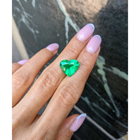 5.97 Ct. Emerald from Colombia Life Style