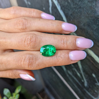 6.04 Ct. Emerald from Colombia - Muzo Life Style