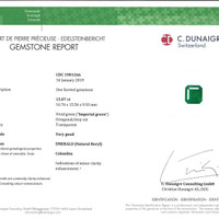 15.07 Ct. Emerald from Colombia Pdf