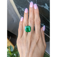 15.07 Ct. Emerald from Colombia Life Style